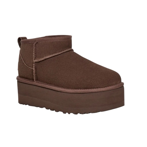 UGG Women's Classic Ultra Mini Platform 'Chocolate' 1135092-BCDR Size 11 NIB - Picture 3 of 6